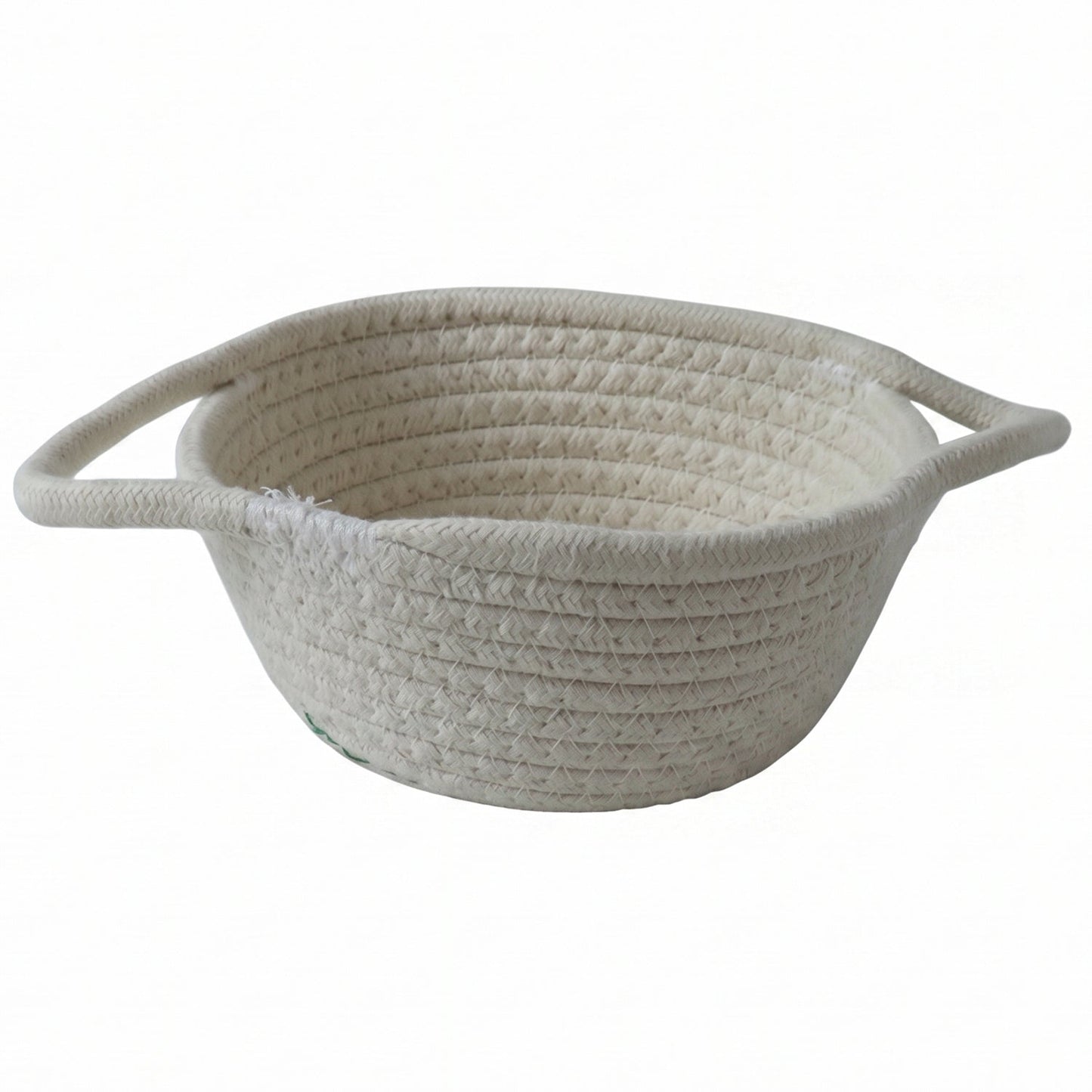 Woven basket white bg