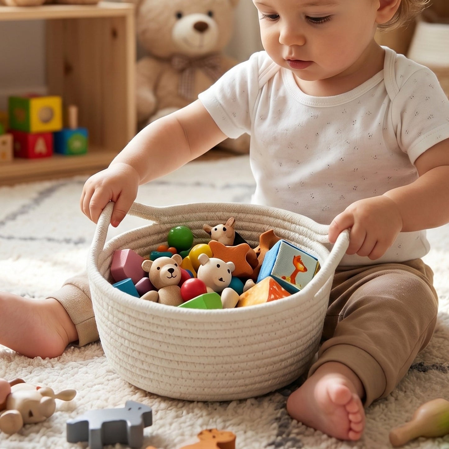 Woven basket home use