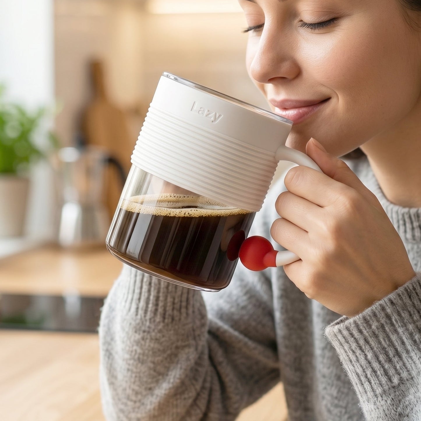 Plastic mug tea coffee use