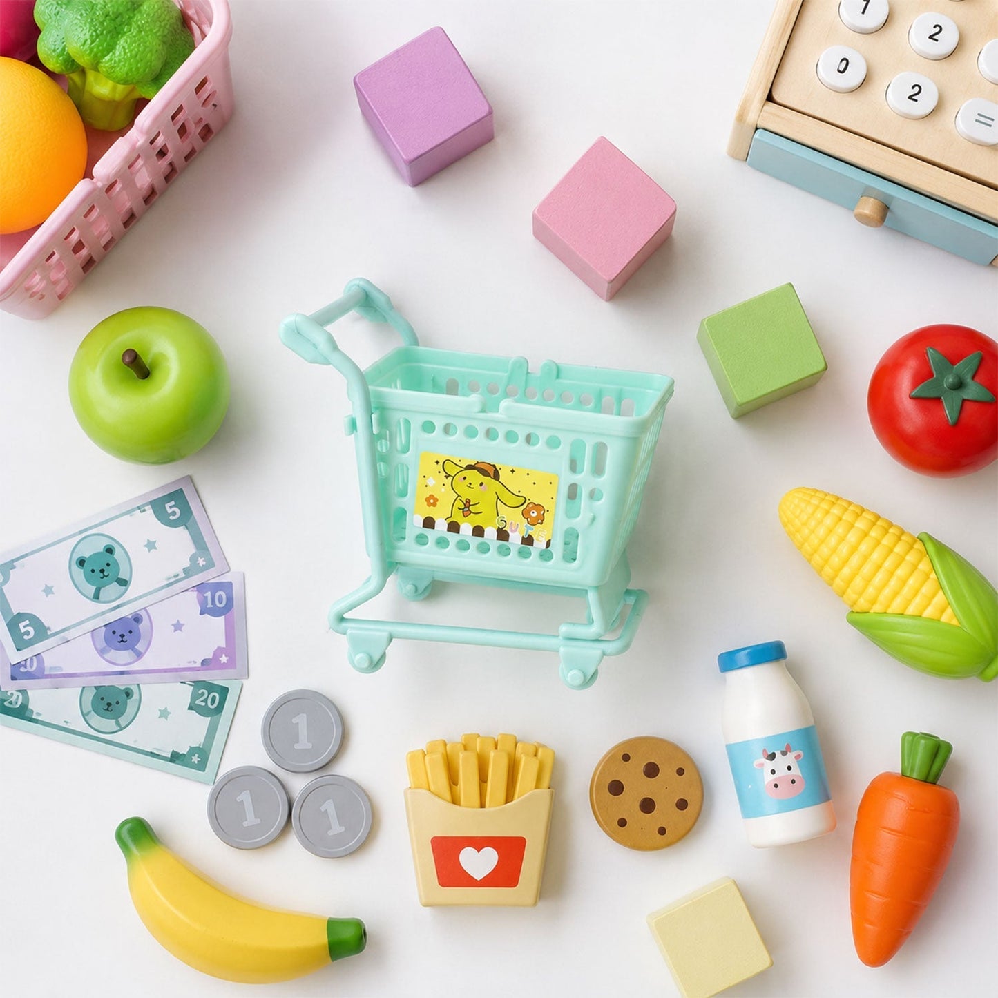 Kids pretend play trolley