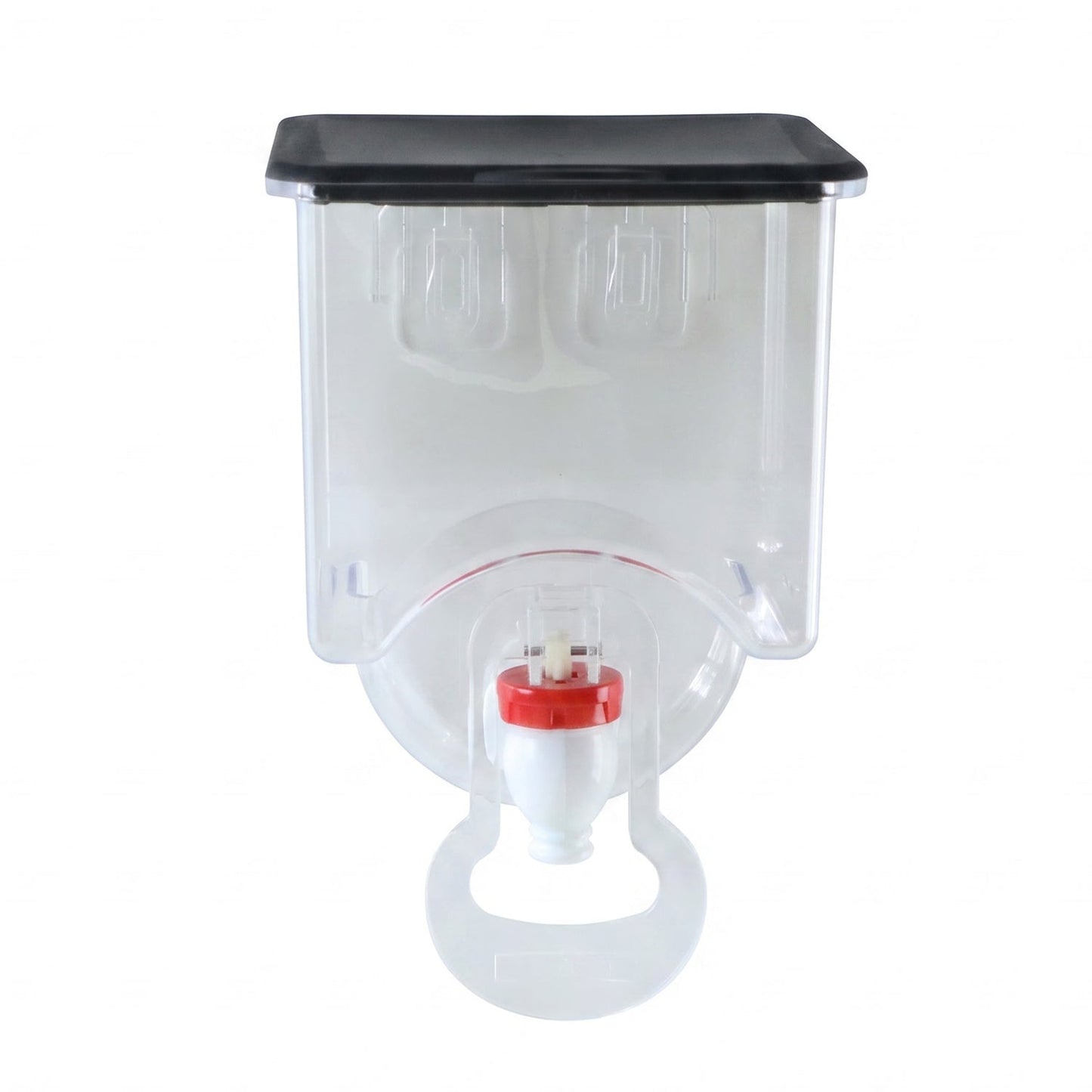 Wall mounted oil dispenser on white background