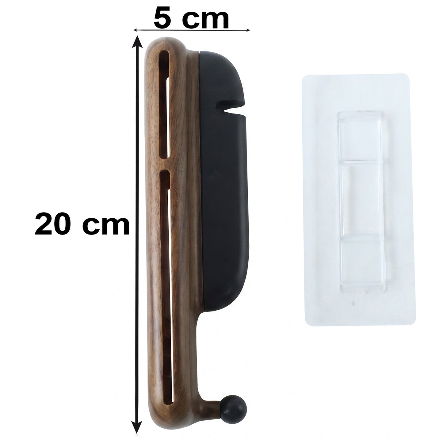 Wall mounted knife holder size reference