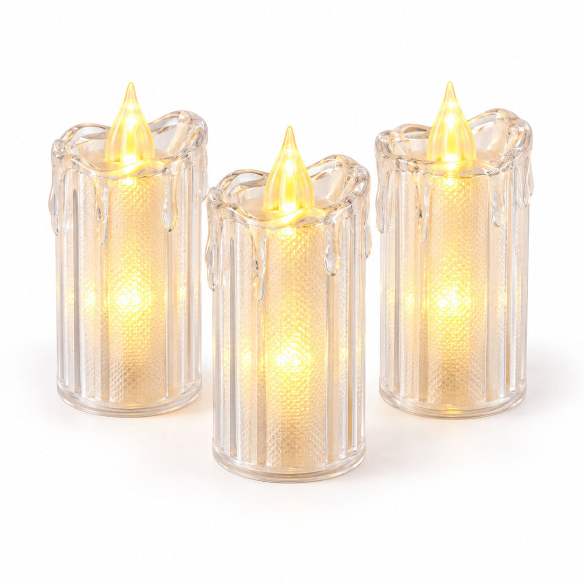 LED candle glow view