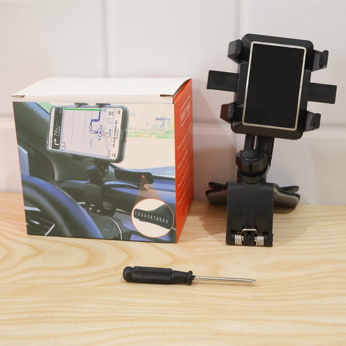 Live product photo with color box packaging