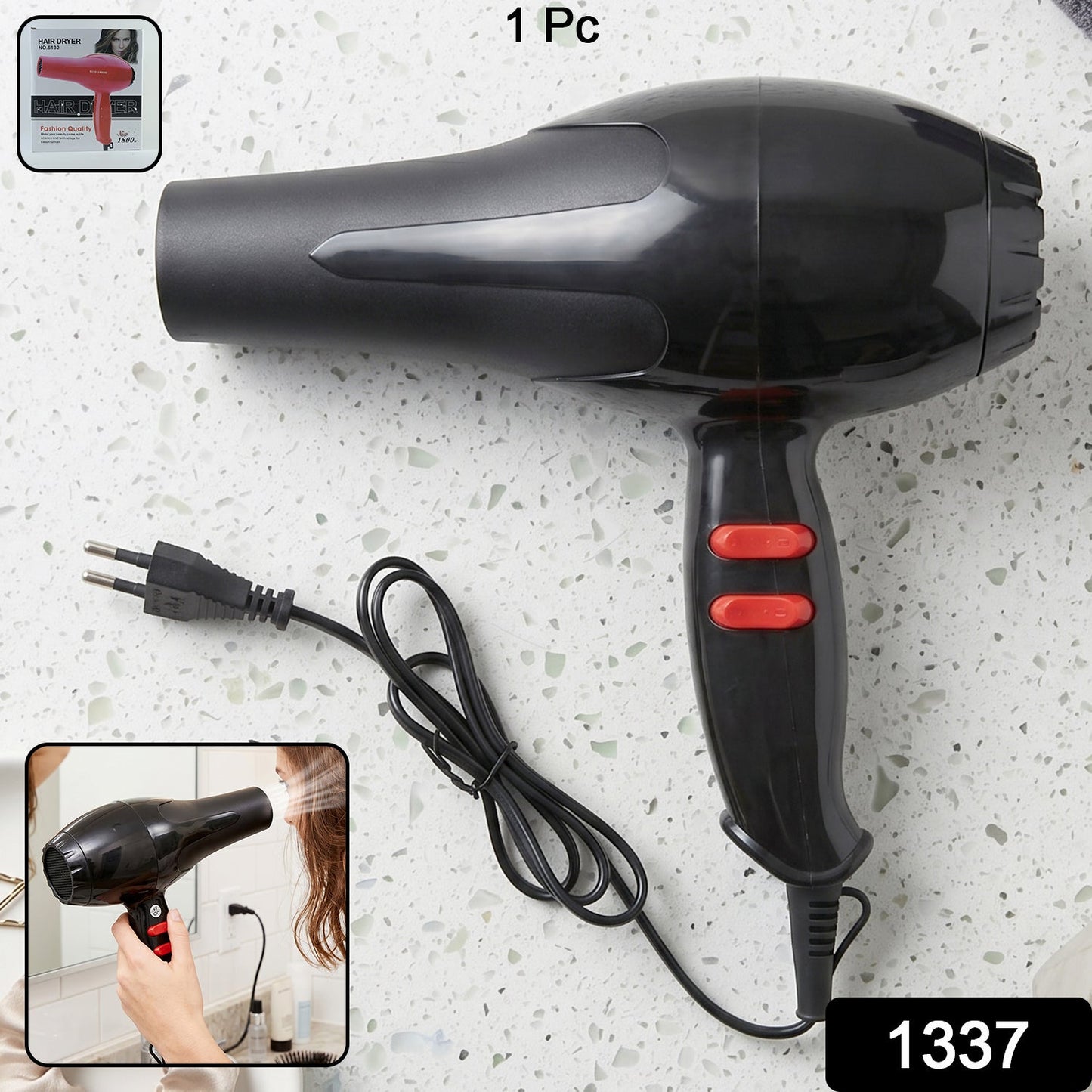 Hair blow dryer pack