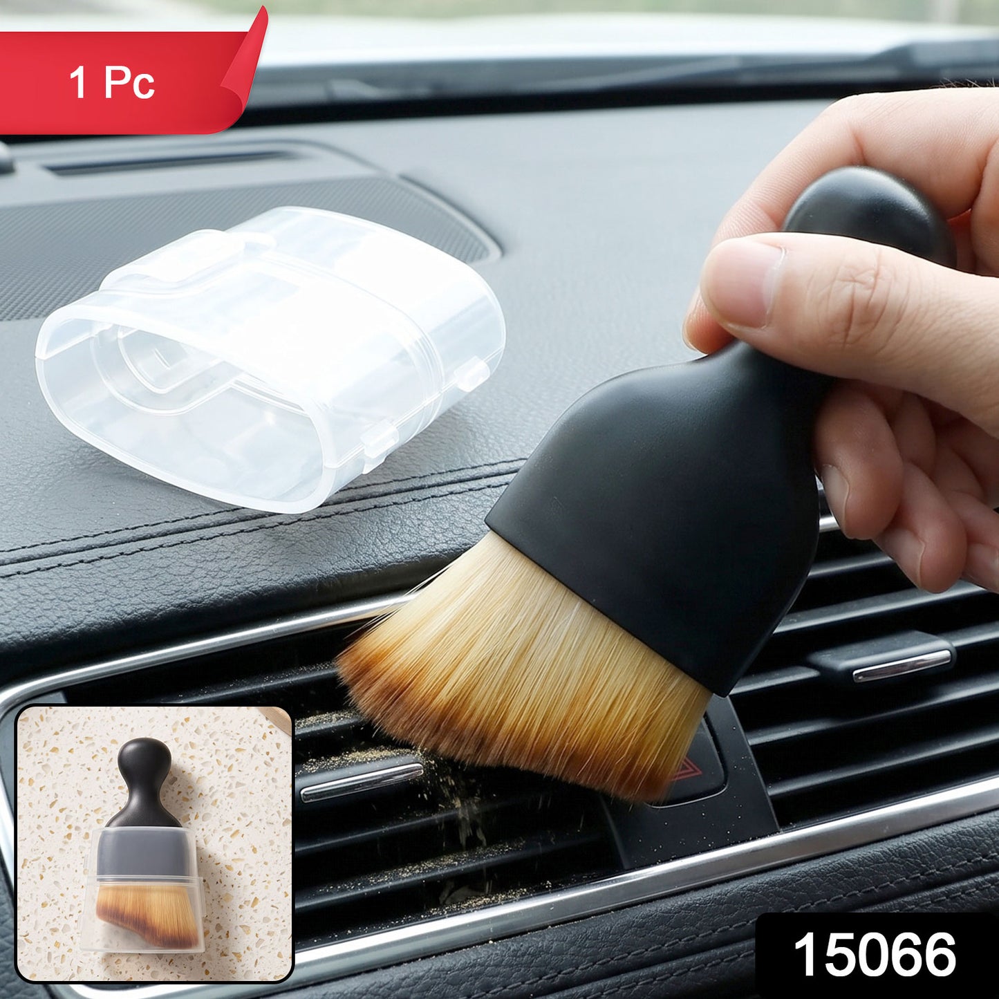 Mini Car Interior Cleaning Soft Brush -Car Cleaning Brushes Duster (1 Pc)