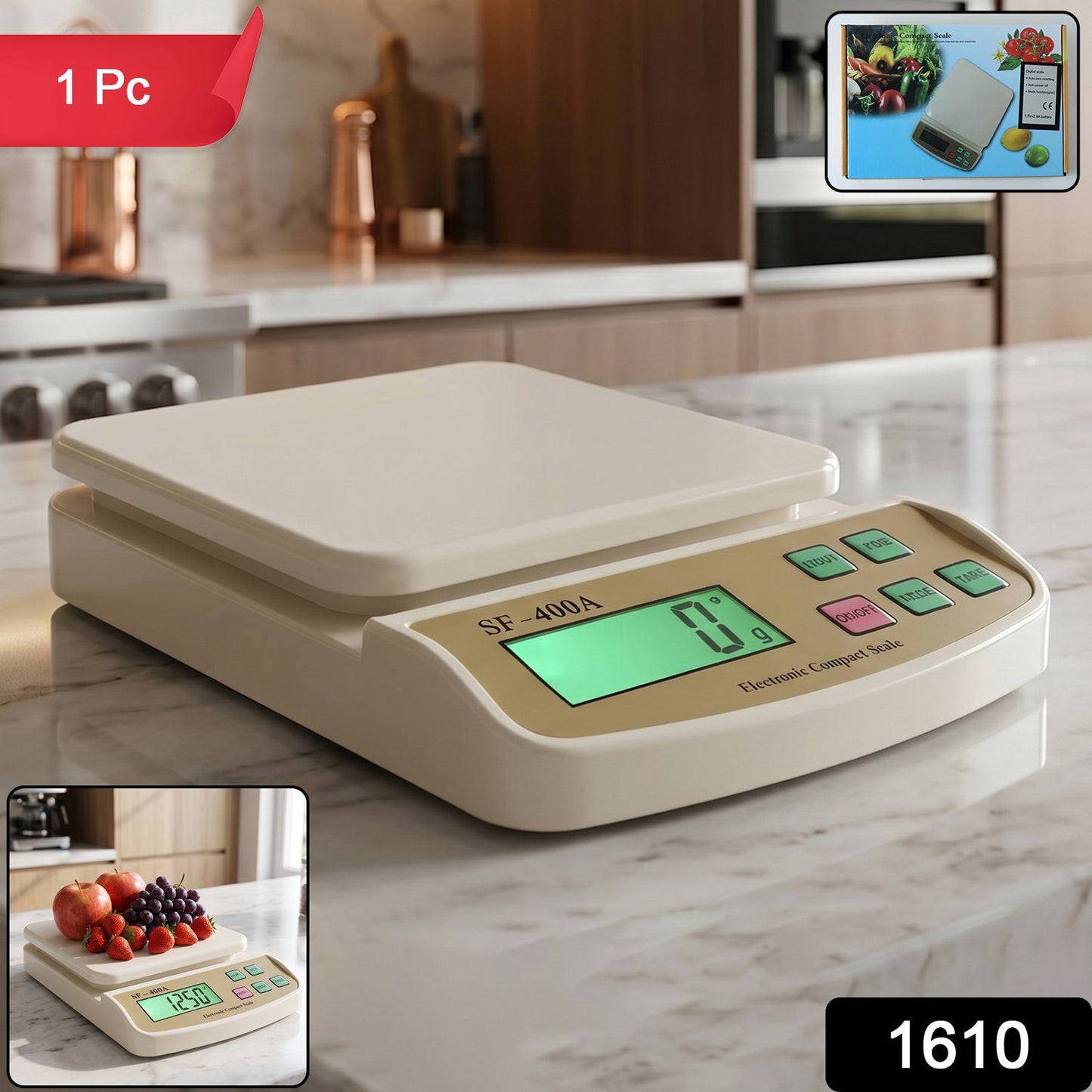 Electronic food weighing scale