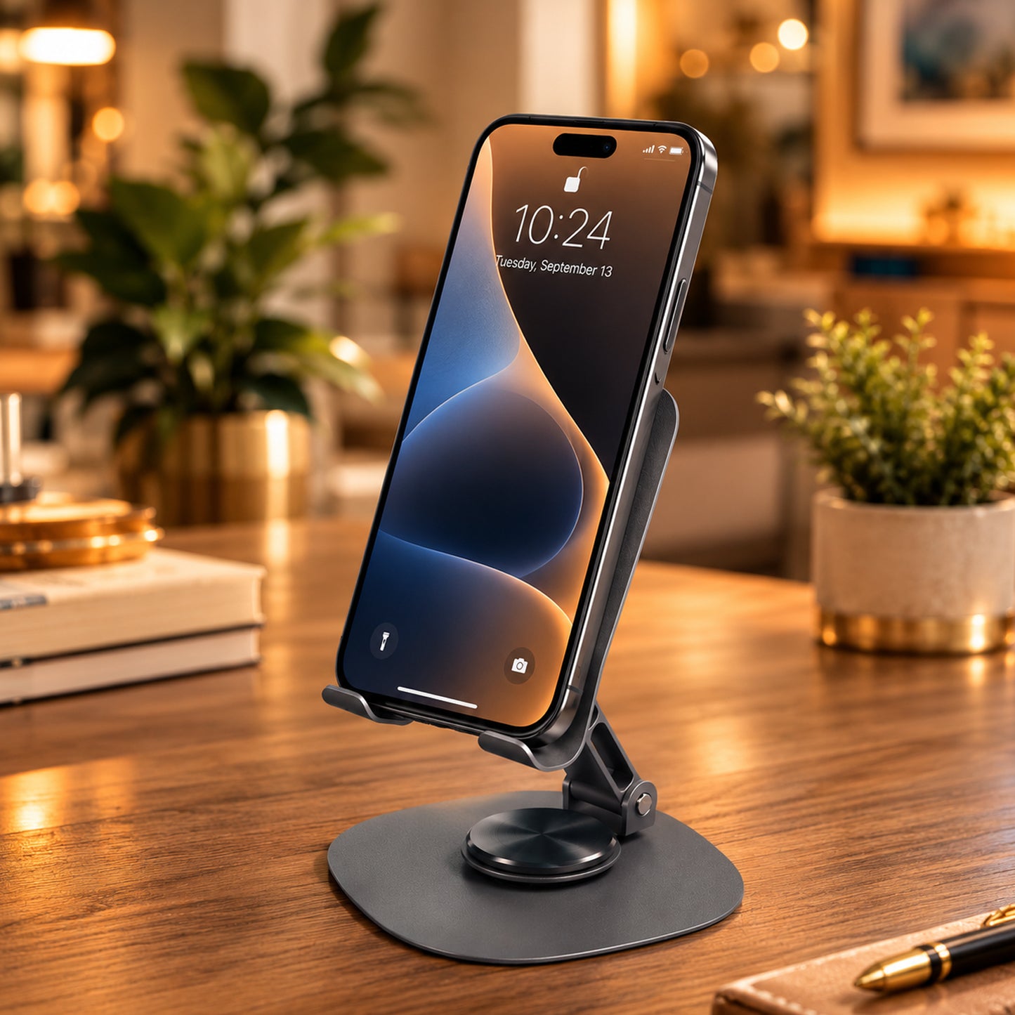 Foldable Metal Mobile Stand (1 Pc)
