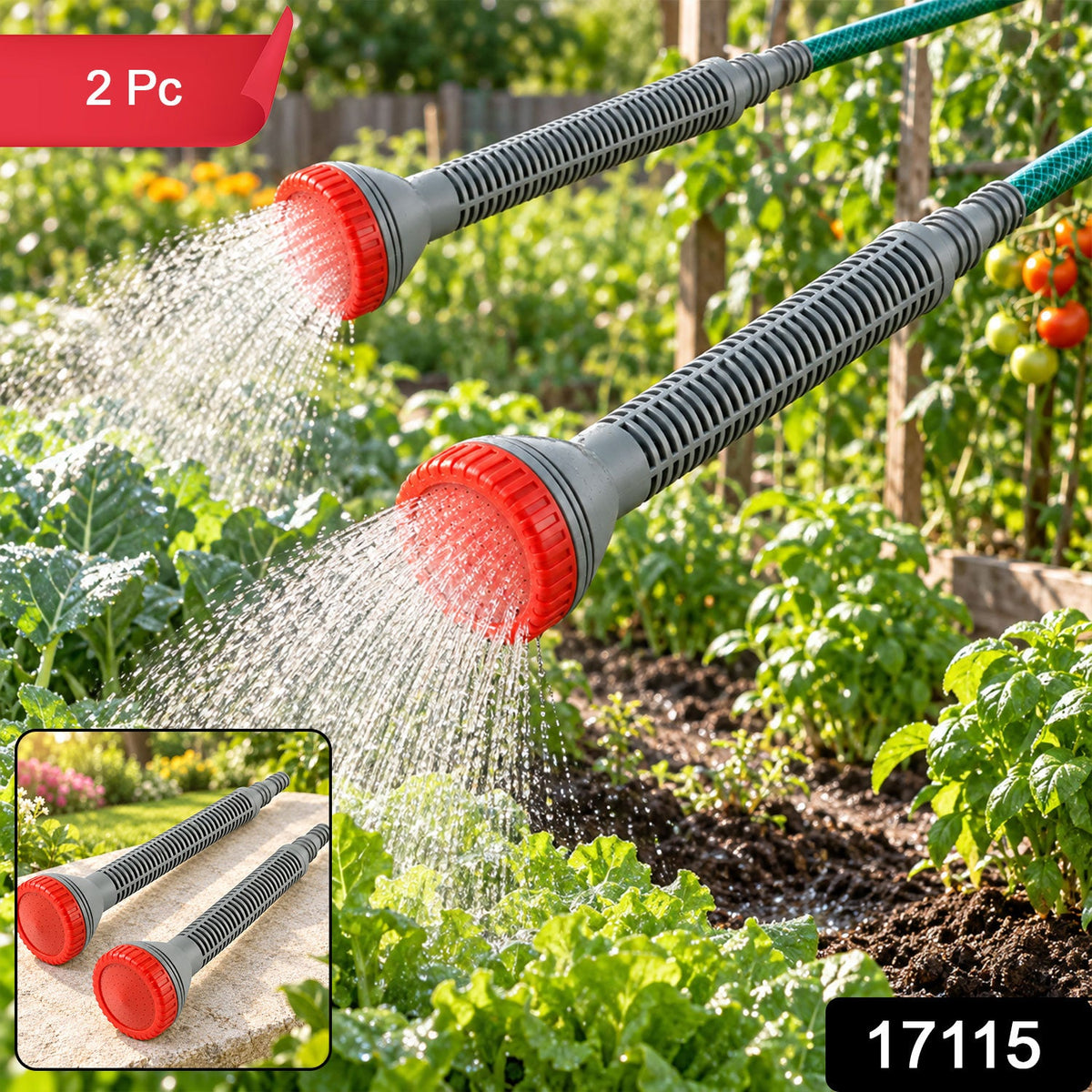 Hose spray nozzle pack 2pc
