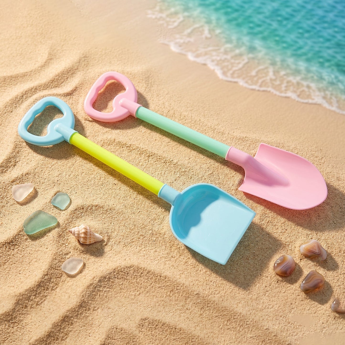 Beach sand toy set detail
