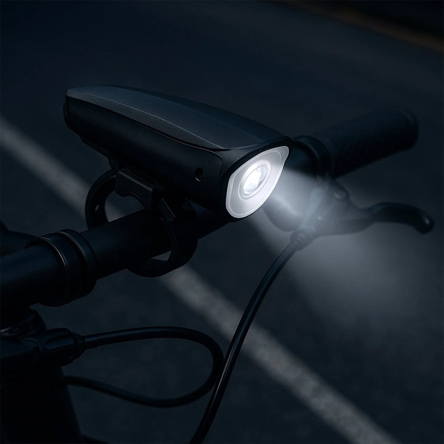 Bicycle light speaker feature view