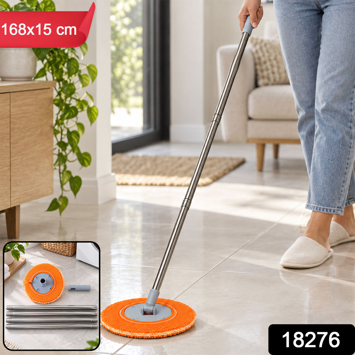 Multipurpose Spin Mop (1 Pc Set)