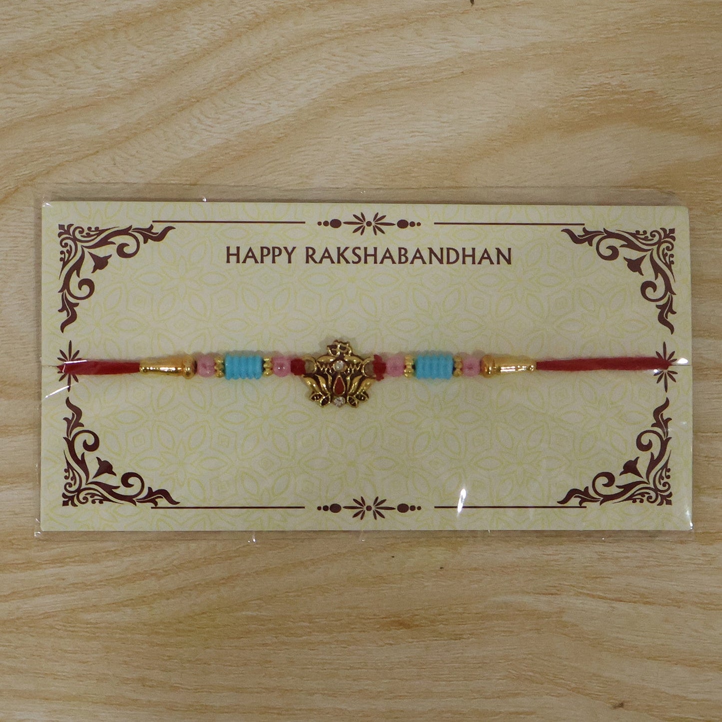 Durable design of Lord Ganesha Rakhi highlighting craftsmanship