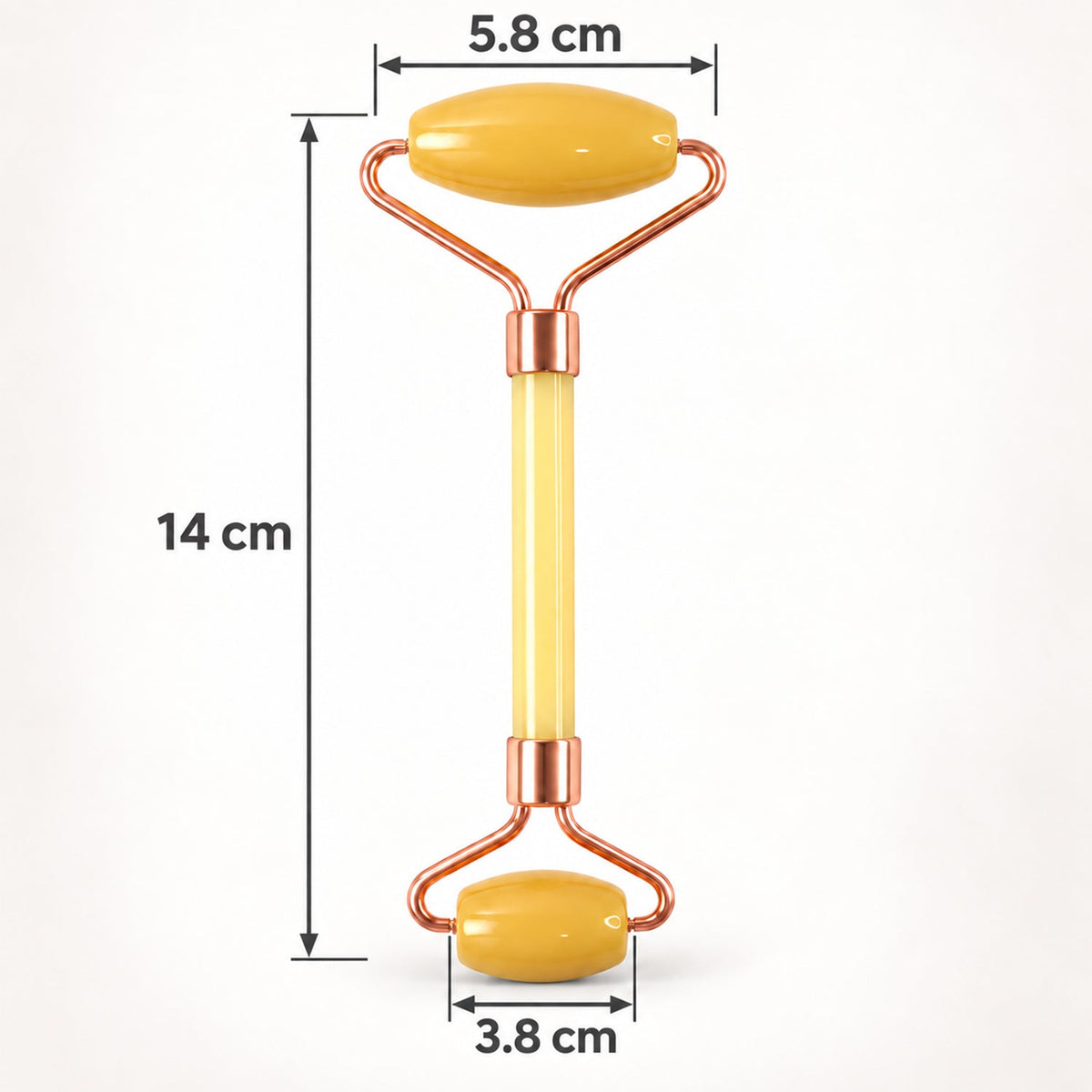 Facial roller dimensions