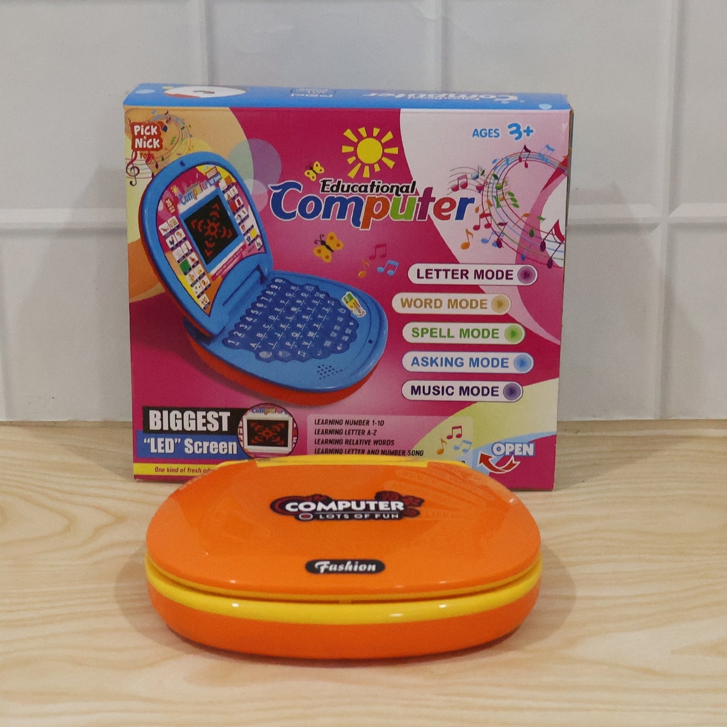 Kids laptop toy gift box packaging