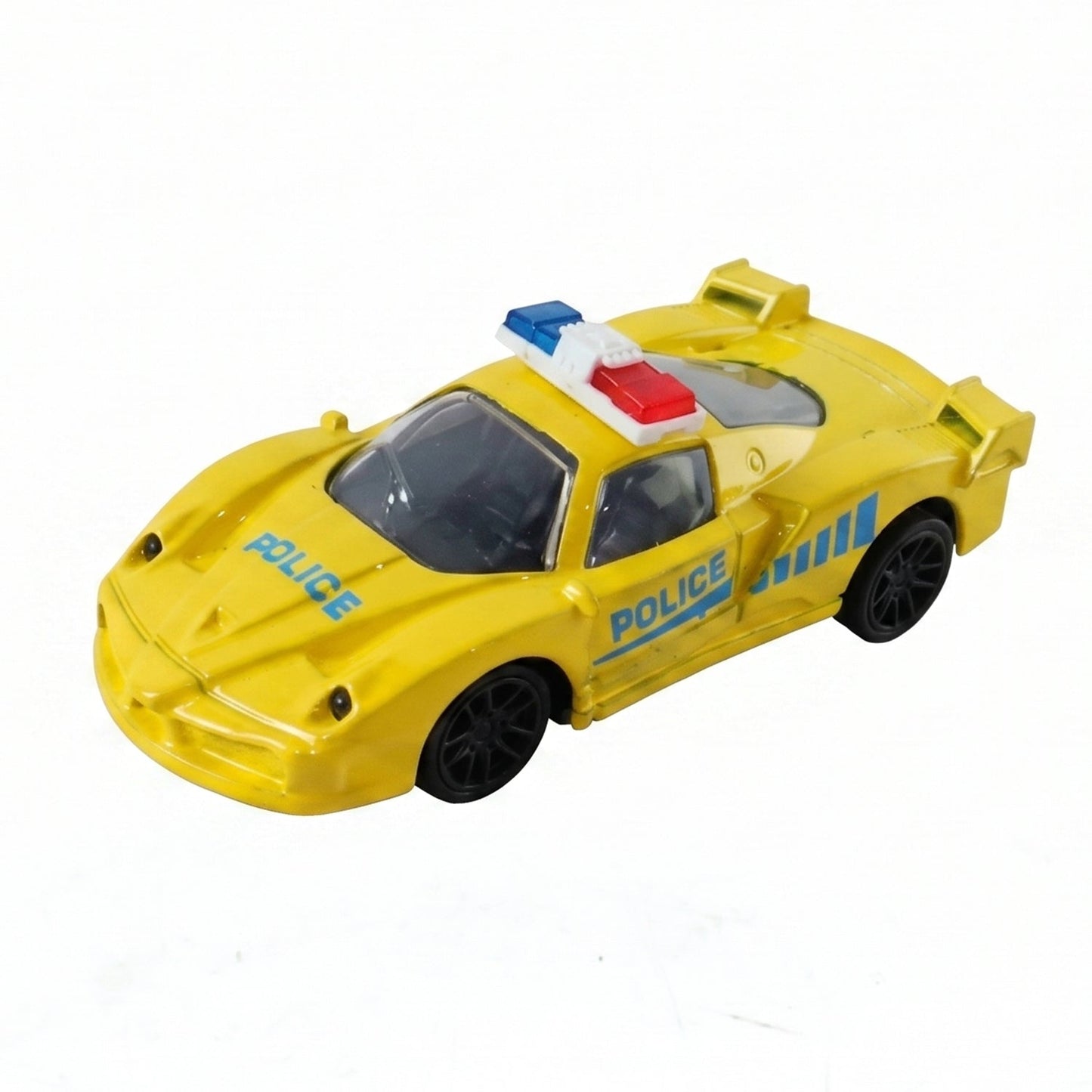 Mini racing police car toy