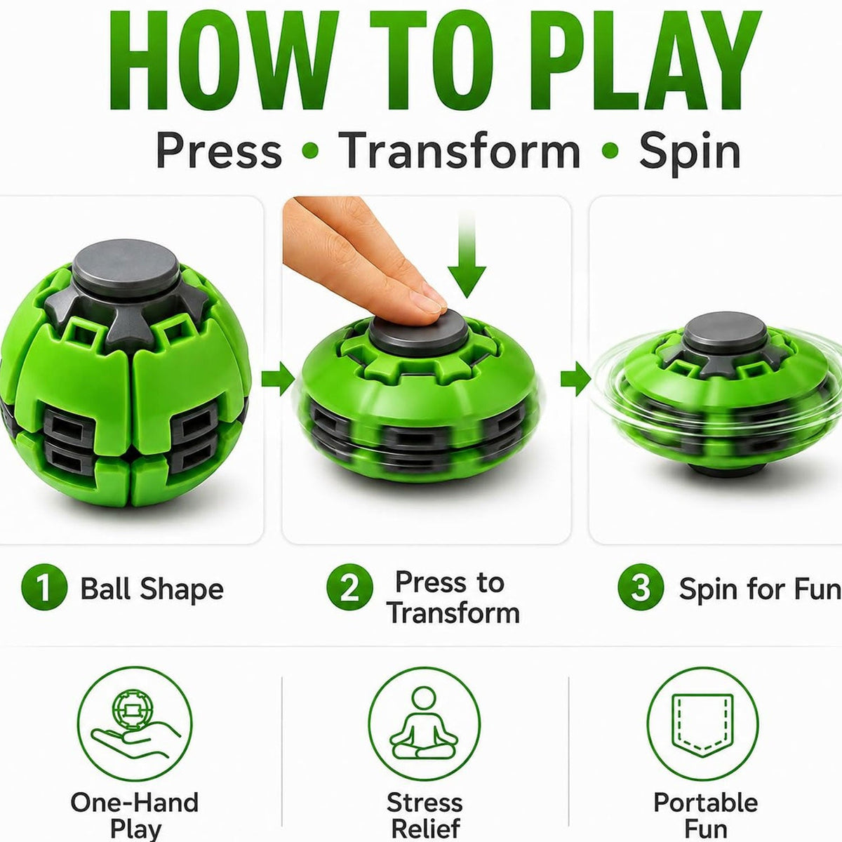 Spinner ball how to play