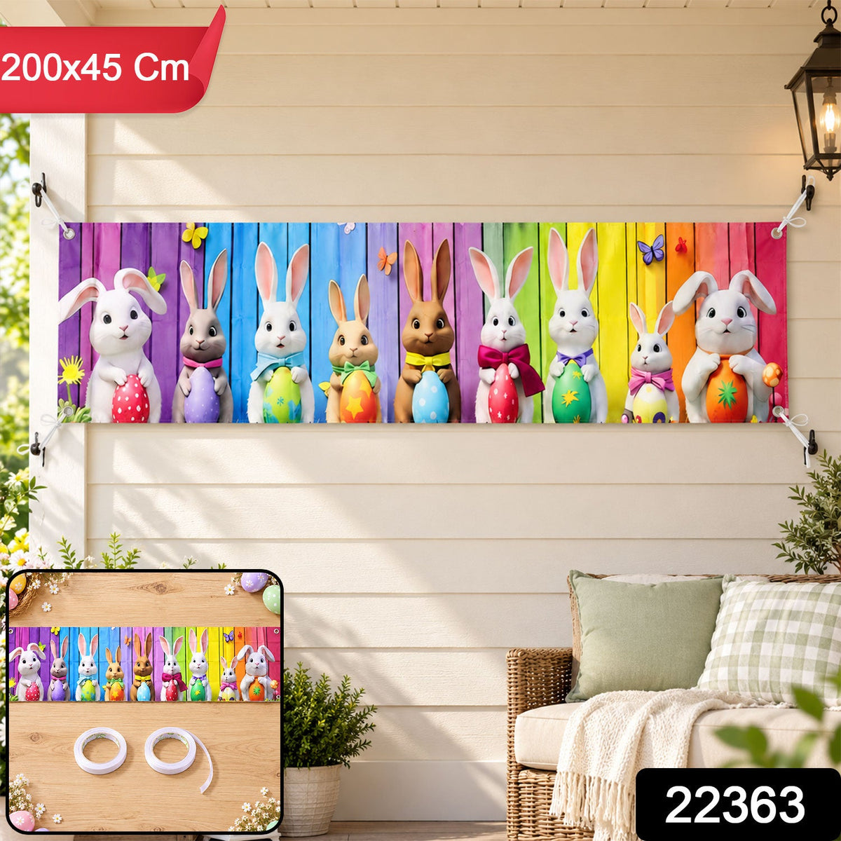 Easter backdrop curtain pack