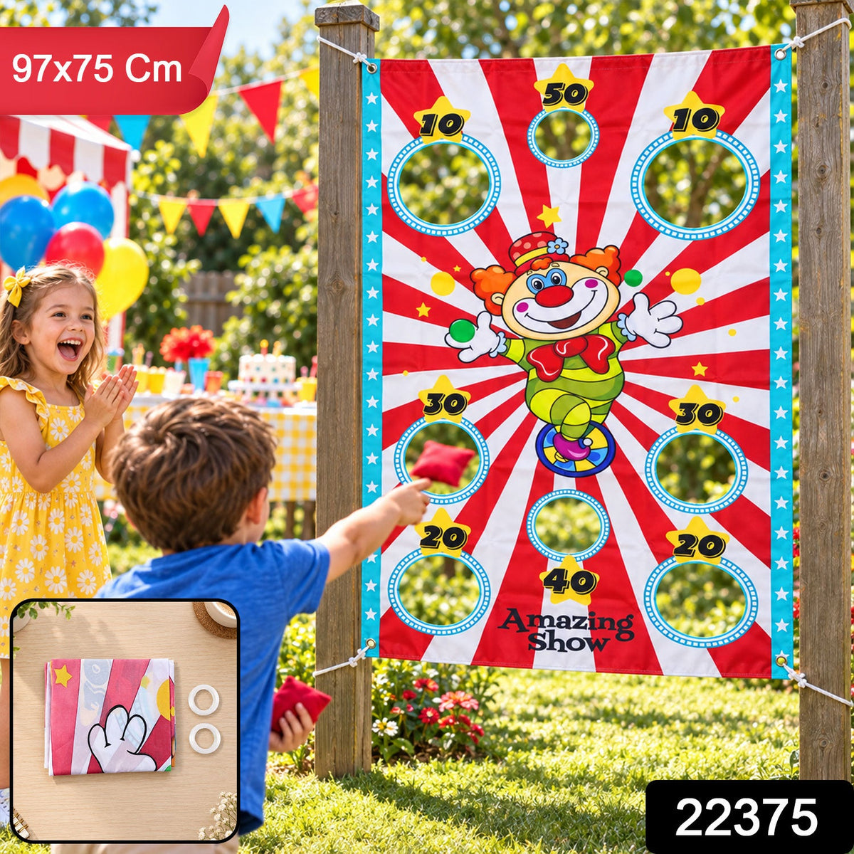 Clown target banner pack