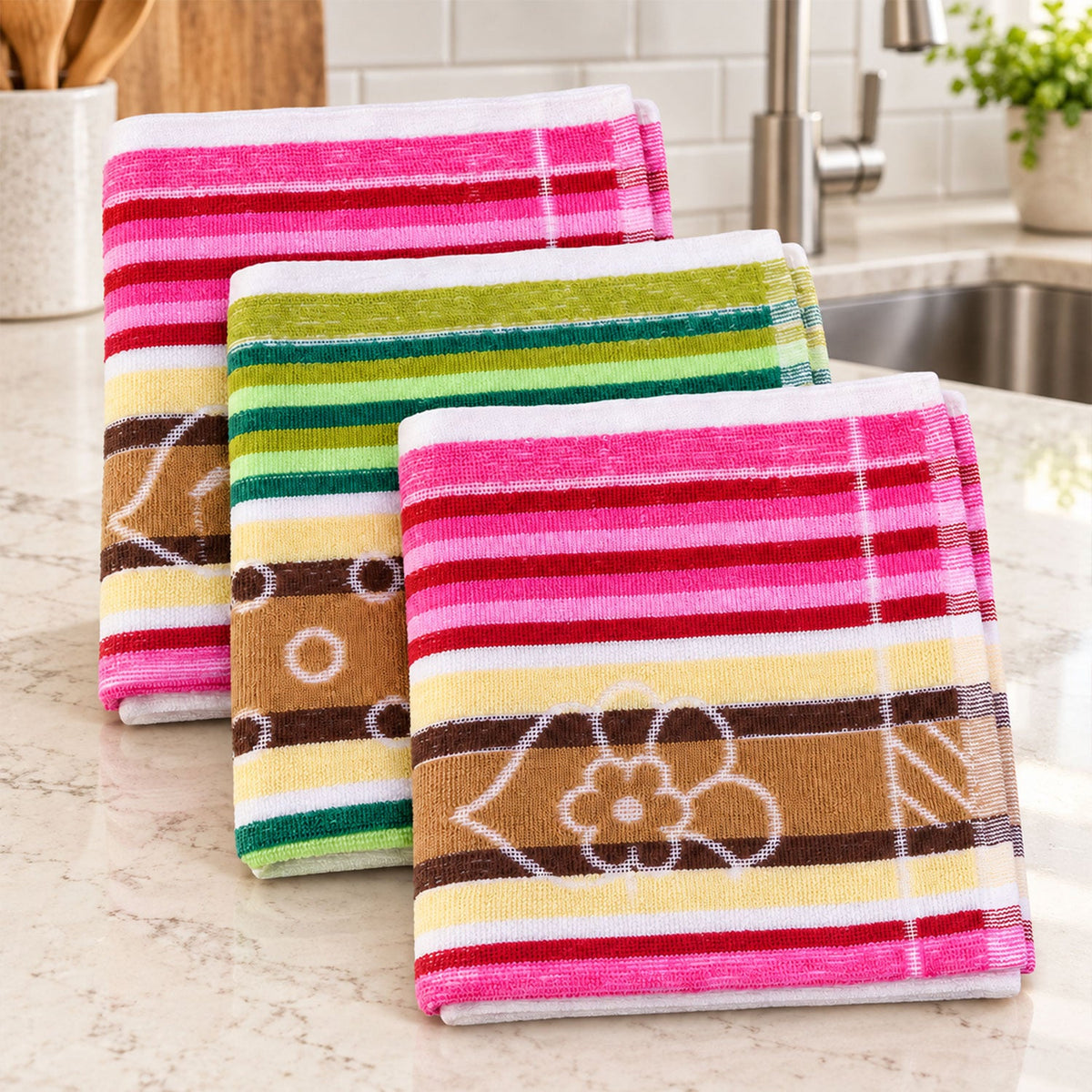 Microfiber cloth kitchen window