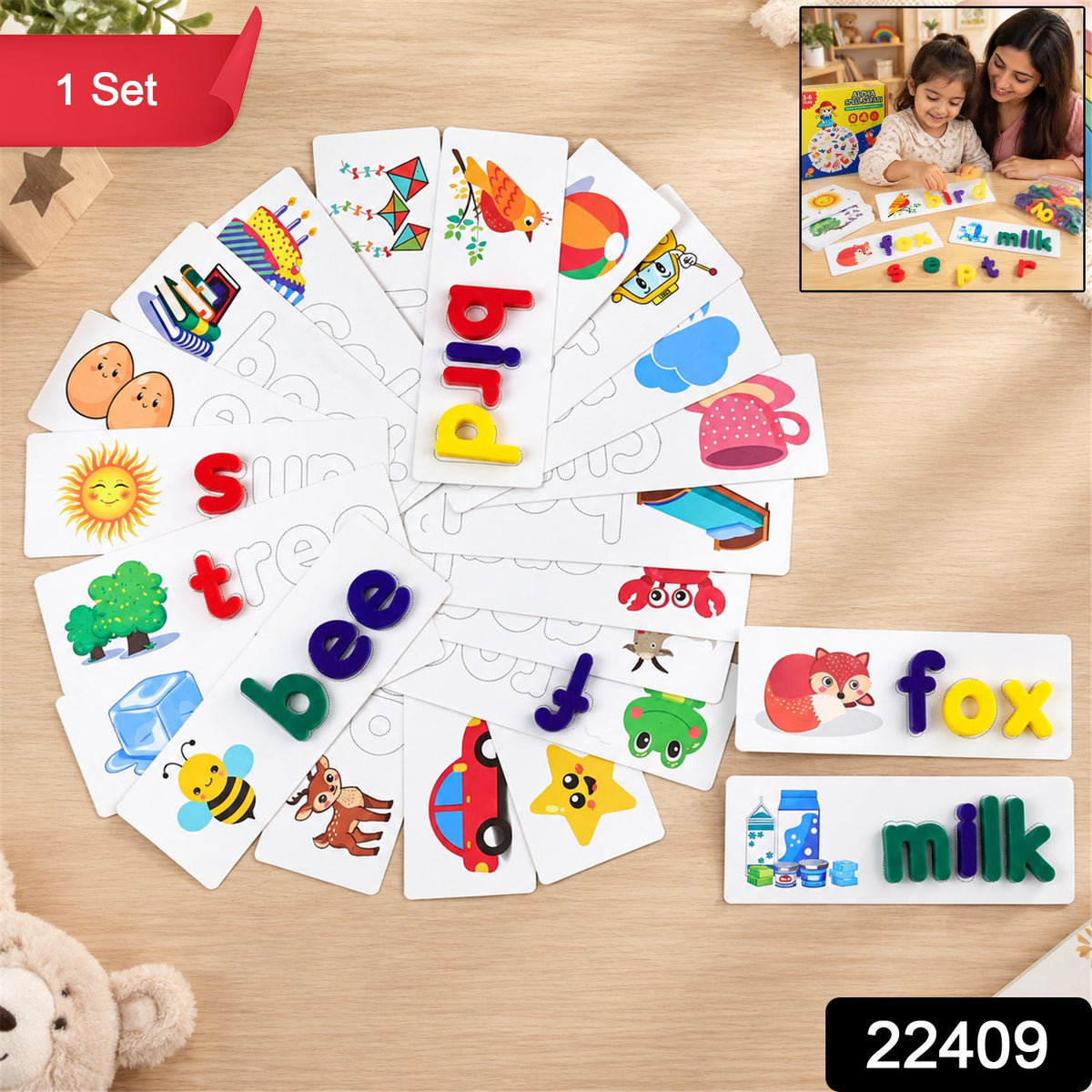 Word puzzle cards pack