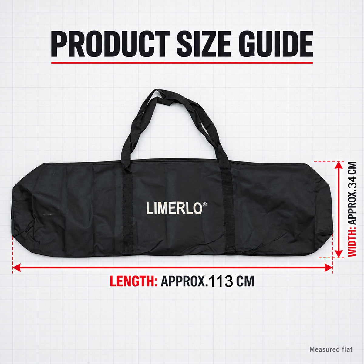 Kit bag size 113x34cm