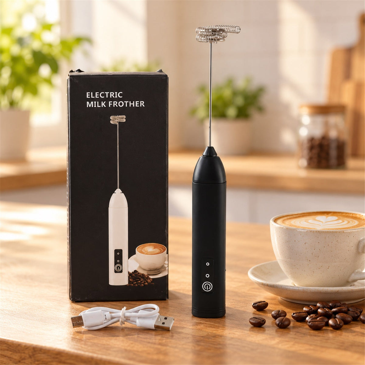 Rechargeable Milk Frother