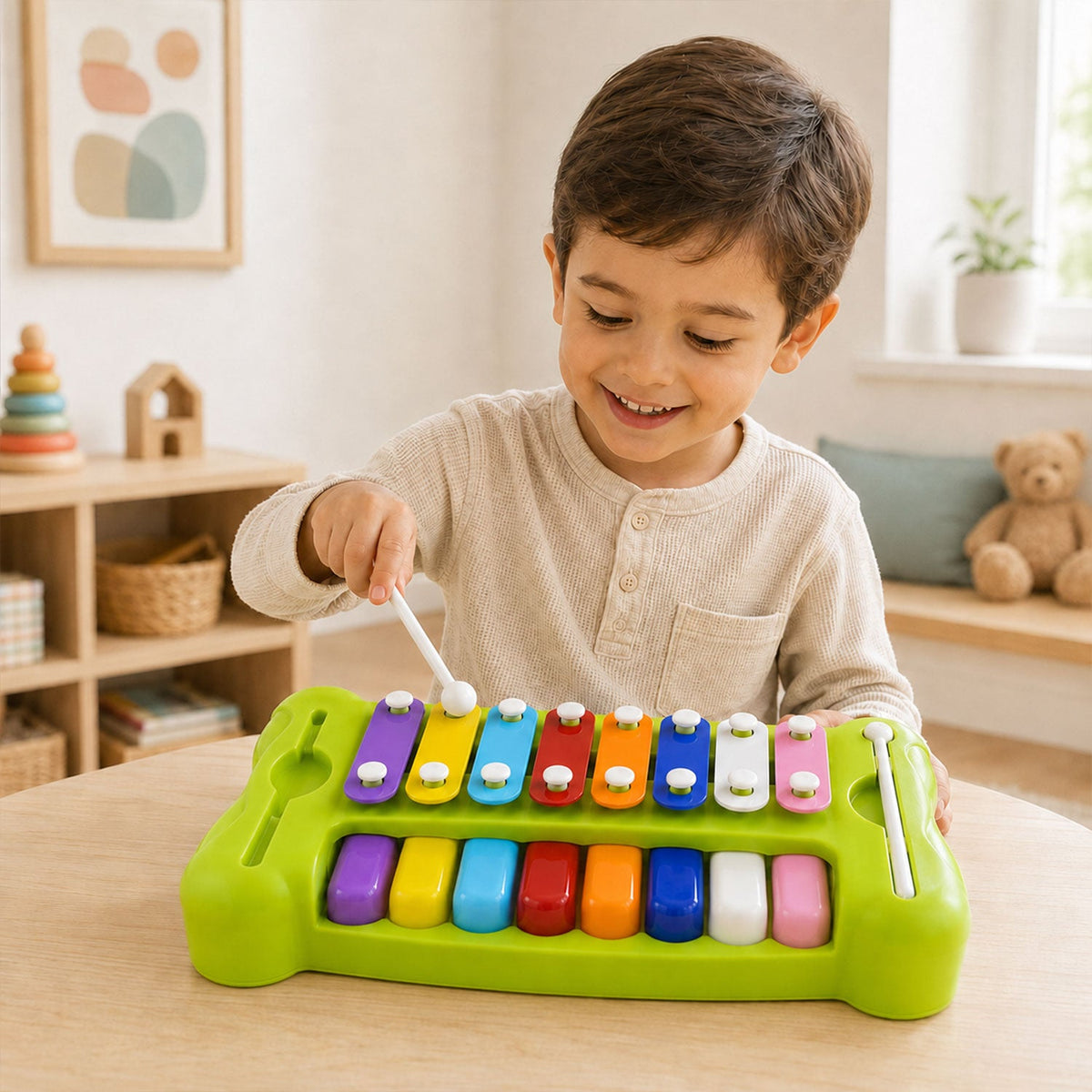 Musical toy feature view