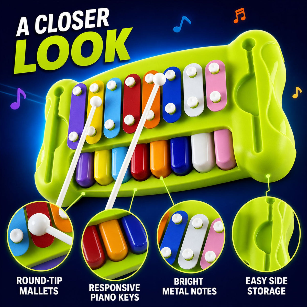 Musical toy mallets view
