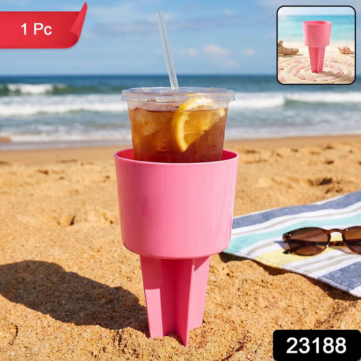 Beach cup holder pack