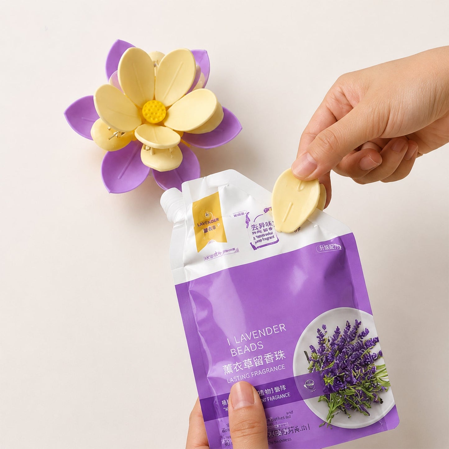 Clip keeping snacks fresh in the kitchen
