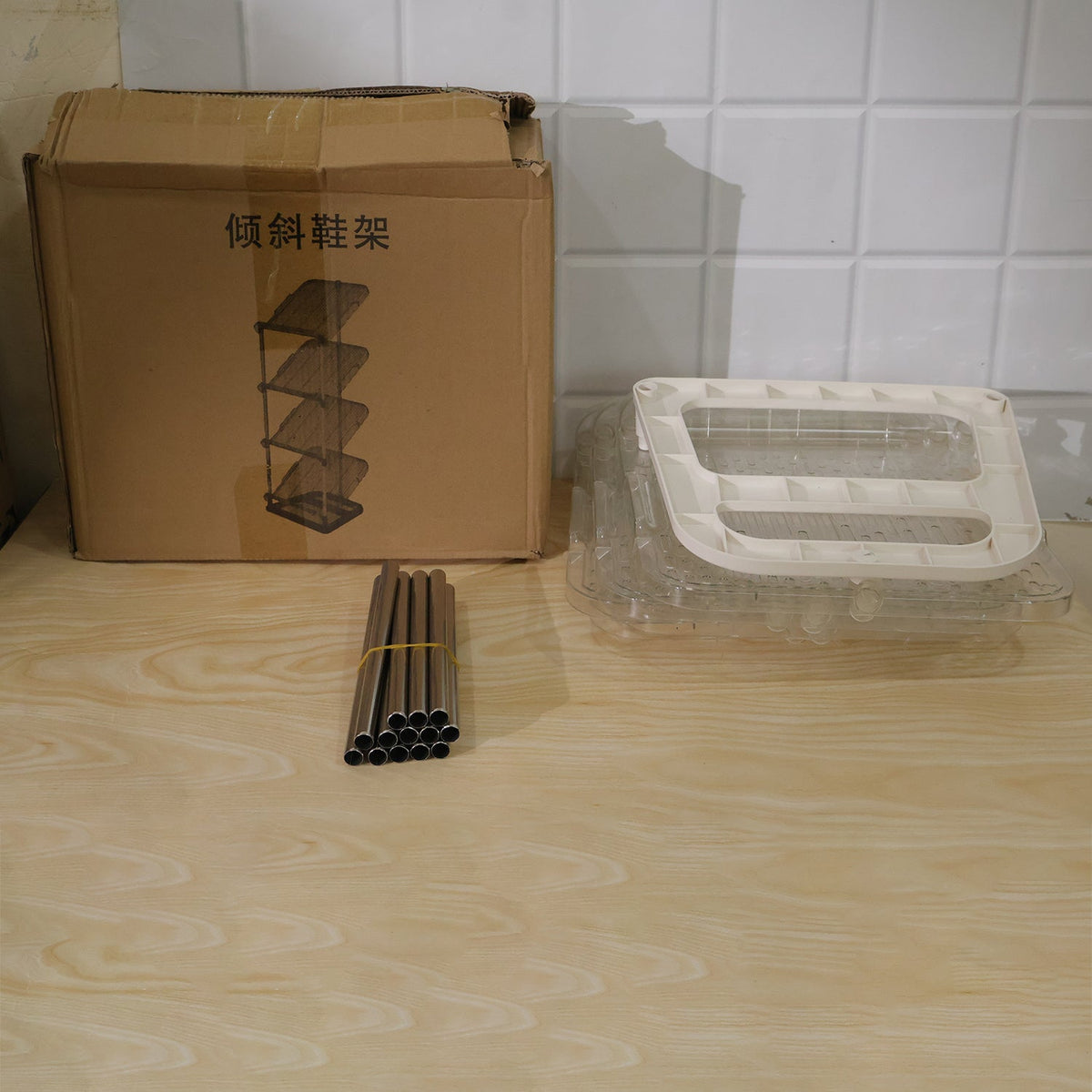 5 tier shoe storage rack live package photo