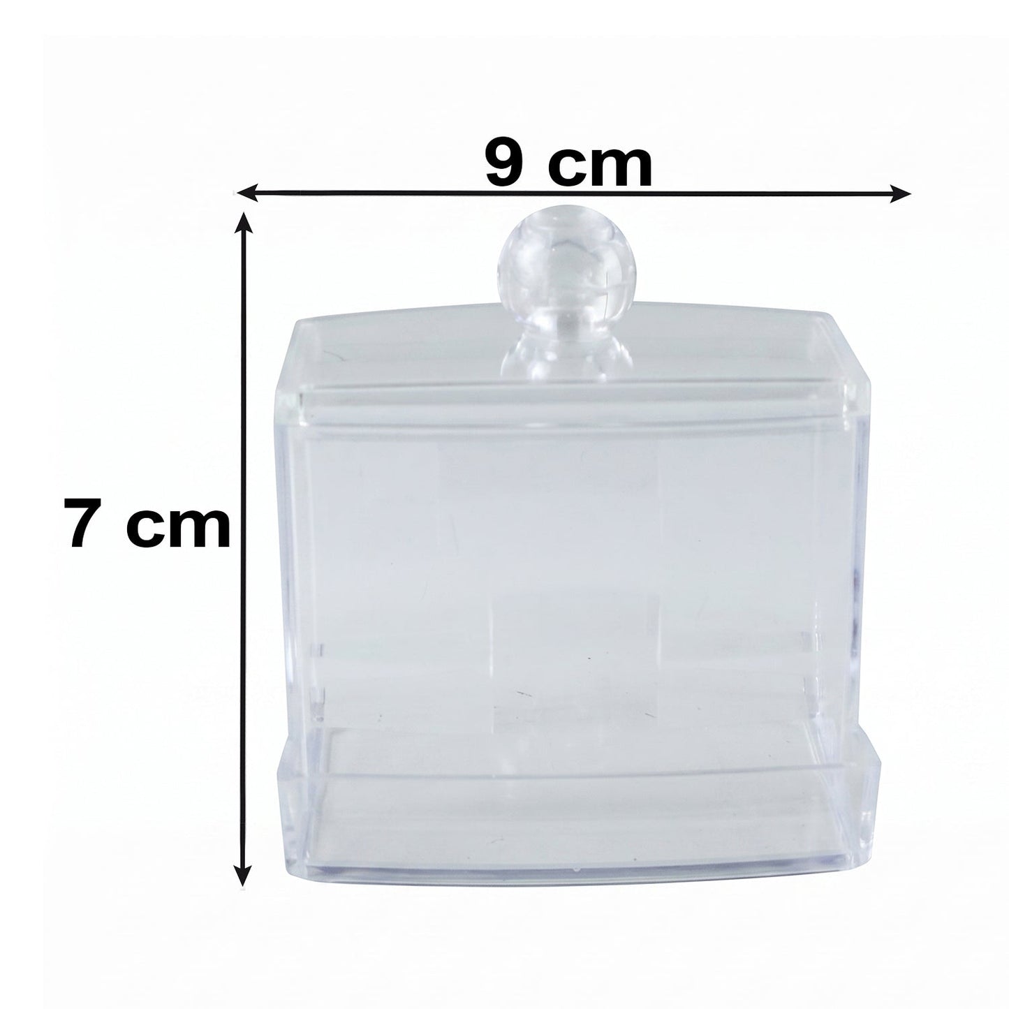 Cotton swab organizer size details