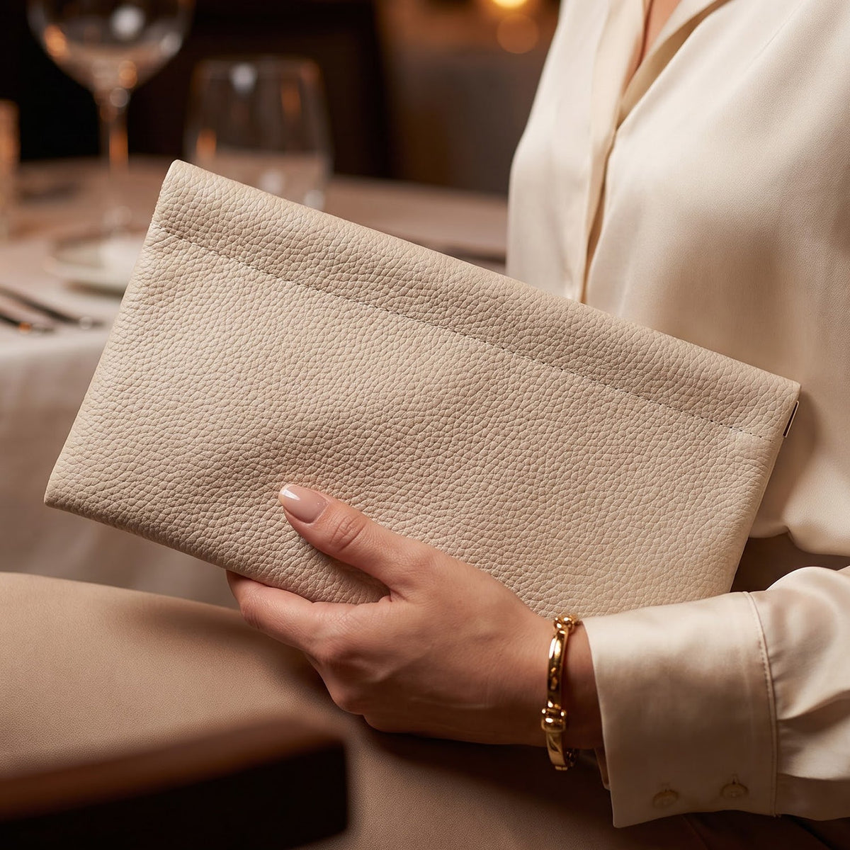 Slim wallet lifestyle display