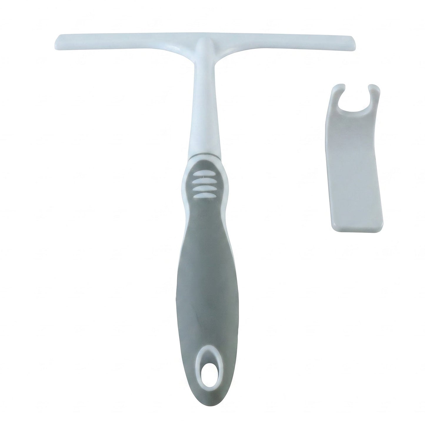 Plastic glass wiper on white background