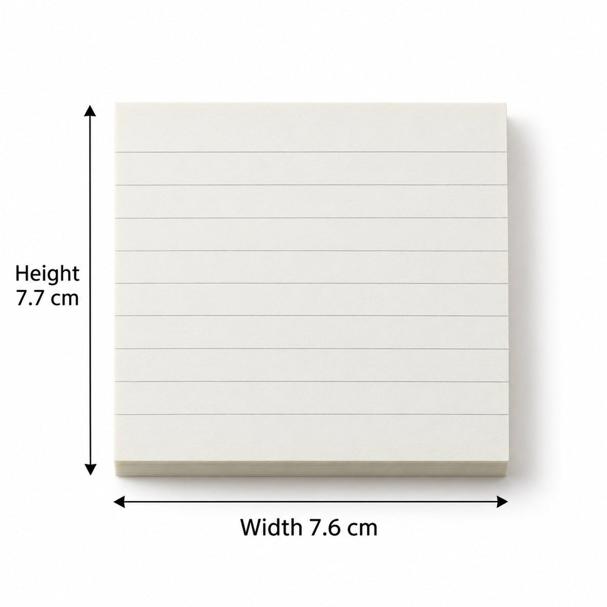 Lined self adhesive sticky notes three inch square hundred pages 07