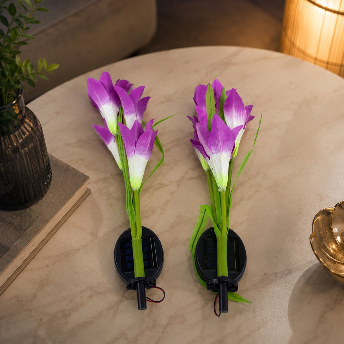 Solar garden flower light product view