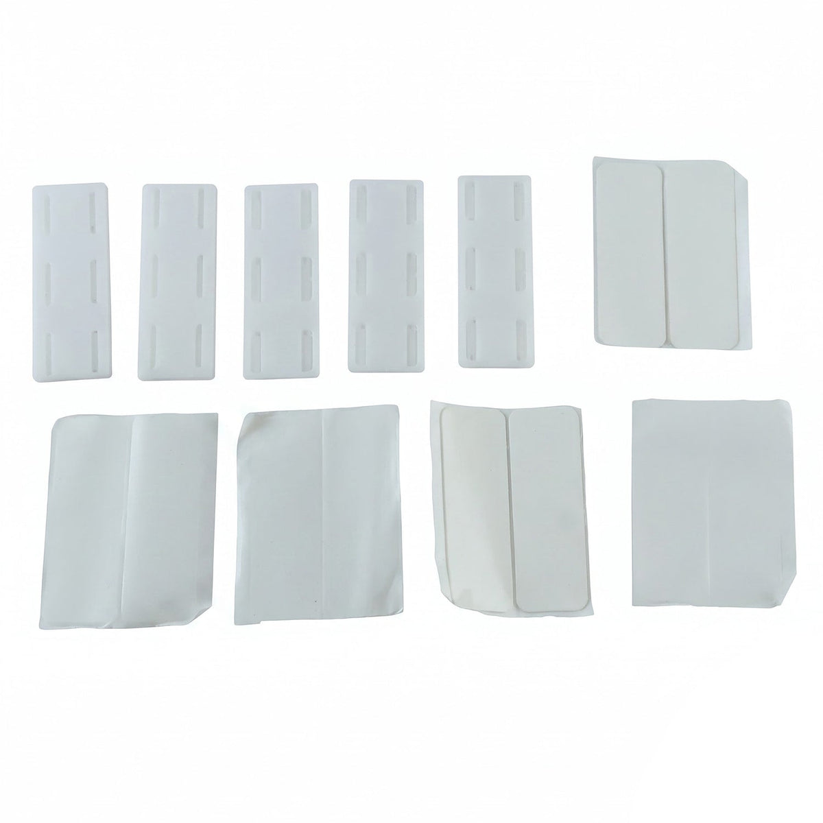 Plastic insert plate holder set on white background