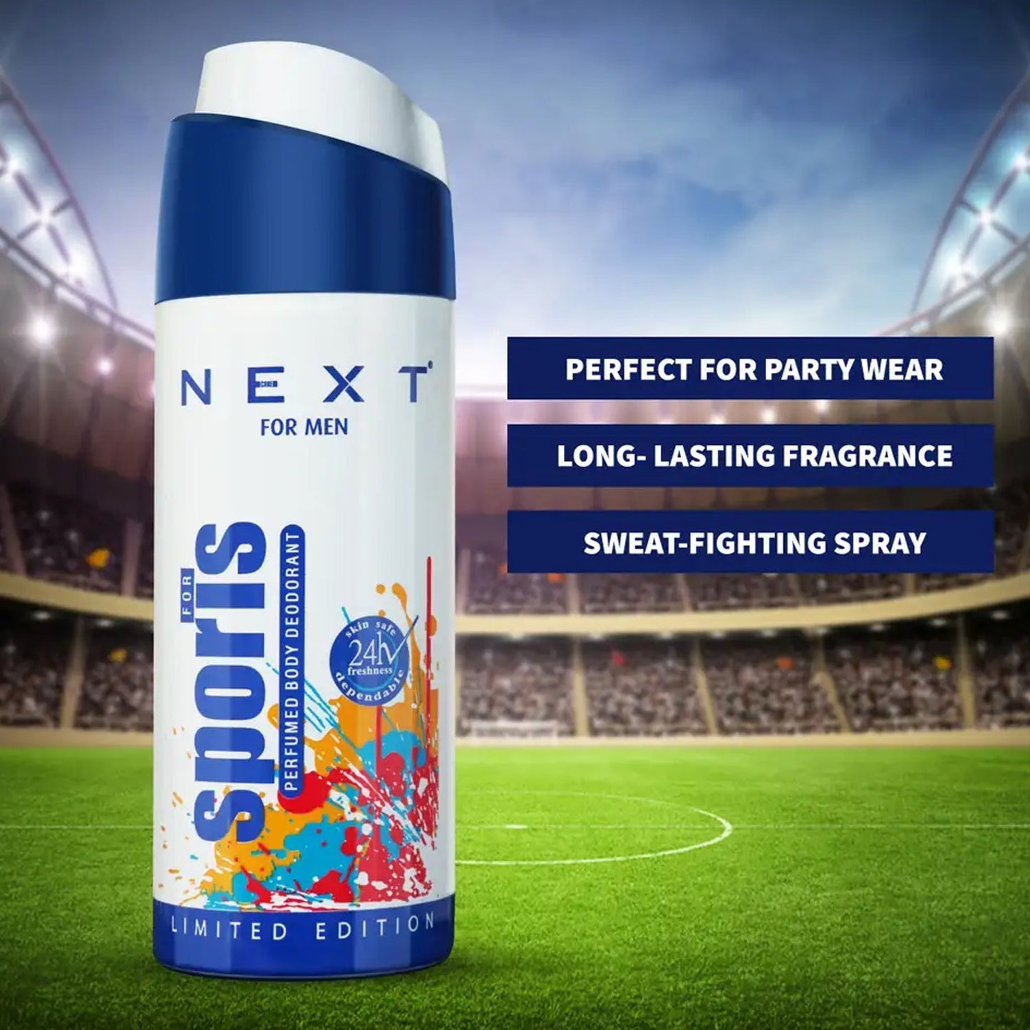 Sport deodorant fragrance spray