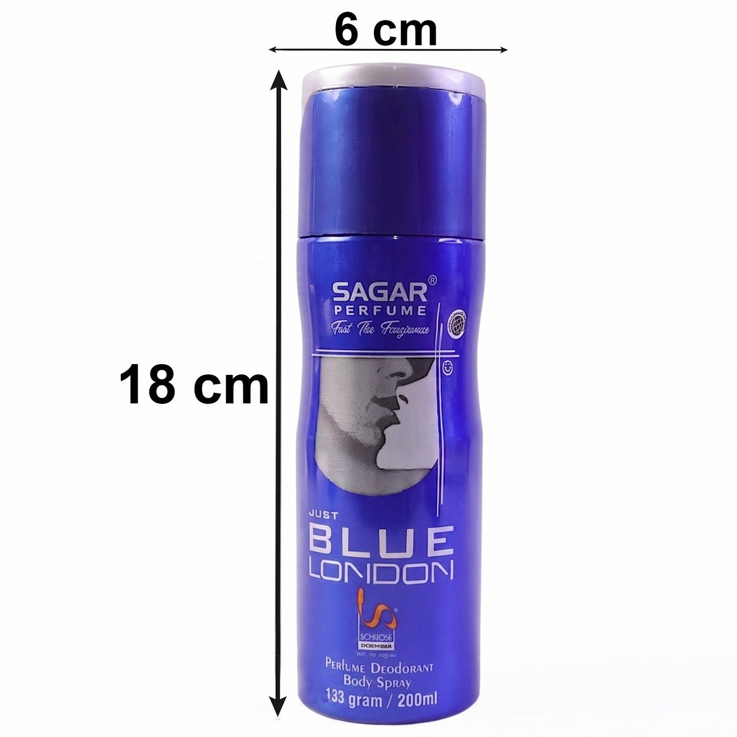 Body spray size 200ml