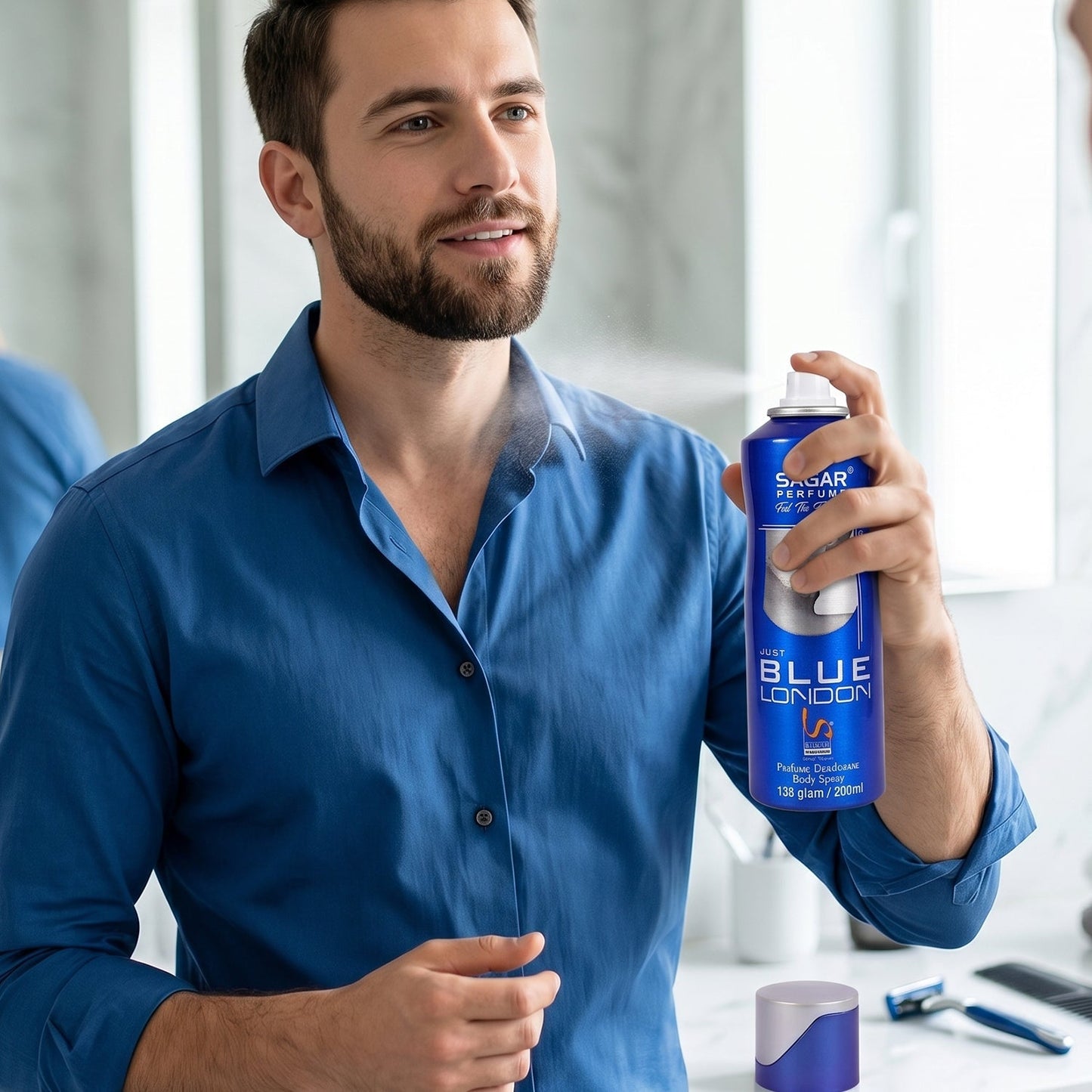 Body spray fragrance use
