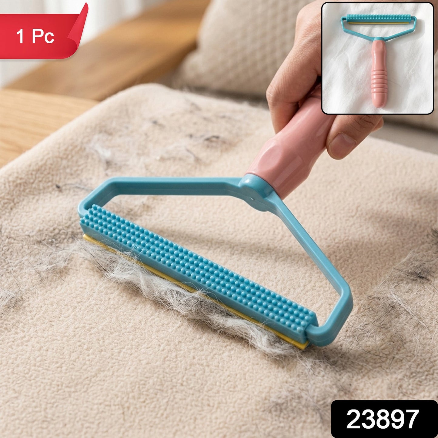 SKU 23897 2-in-1 pet hair and lint remover