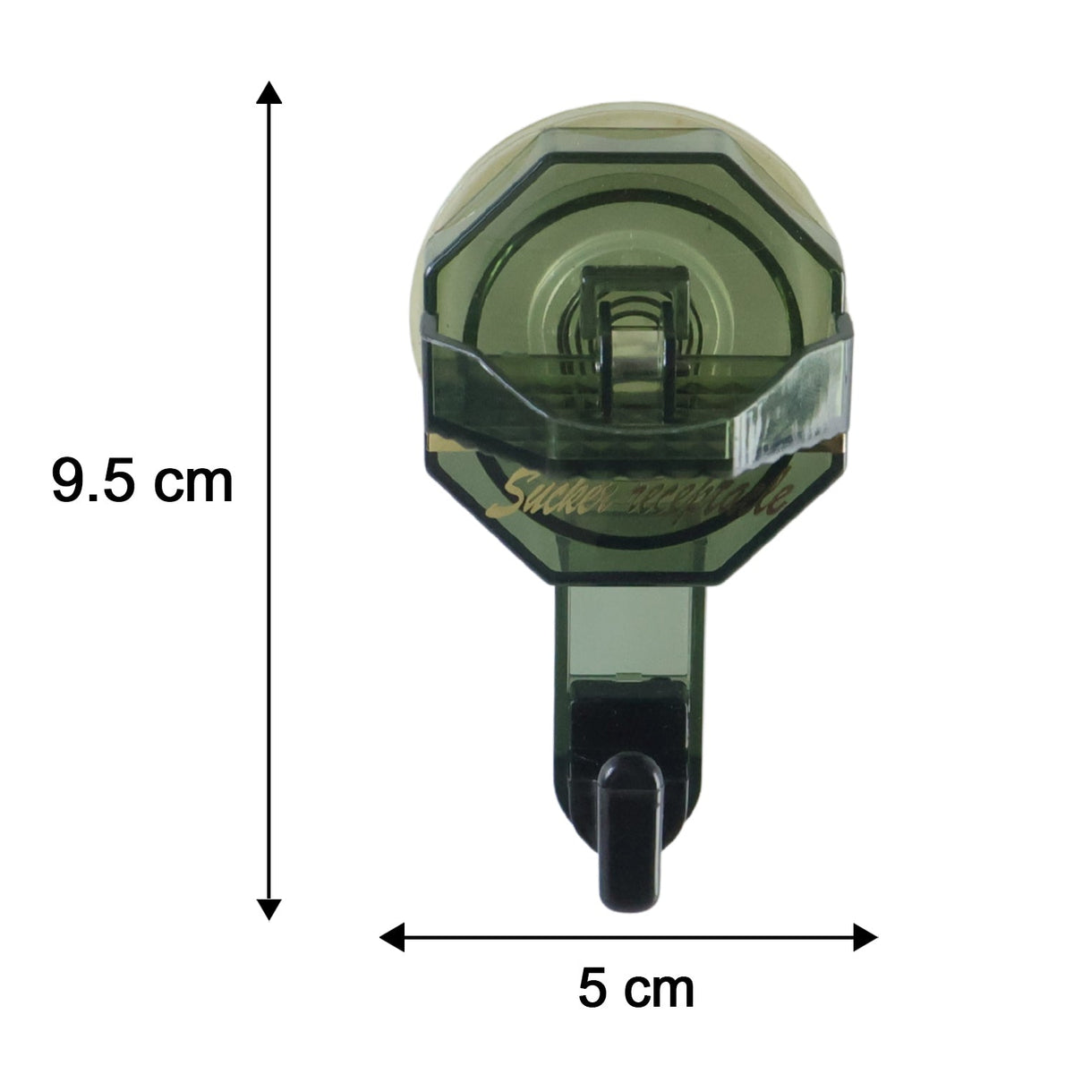 Rotating wall hook size guide