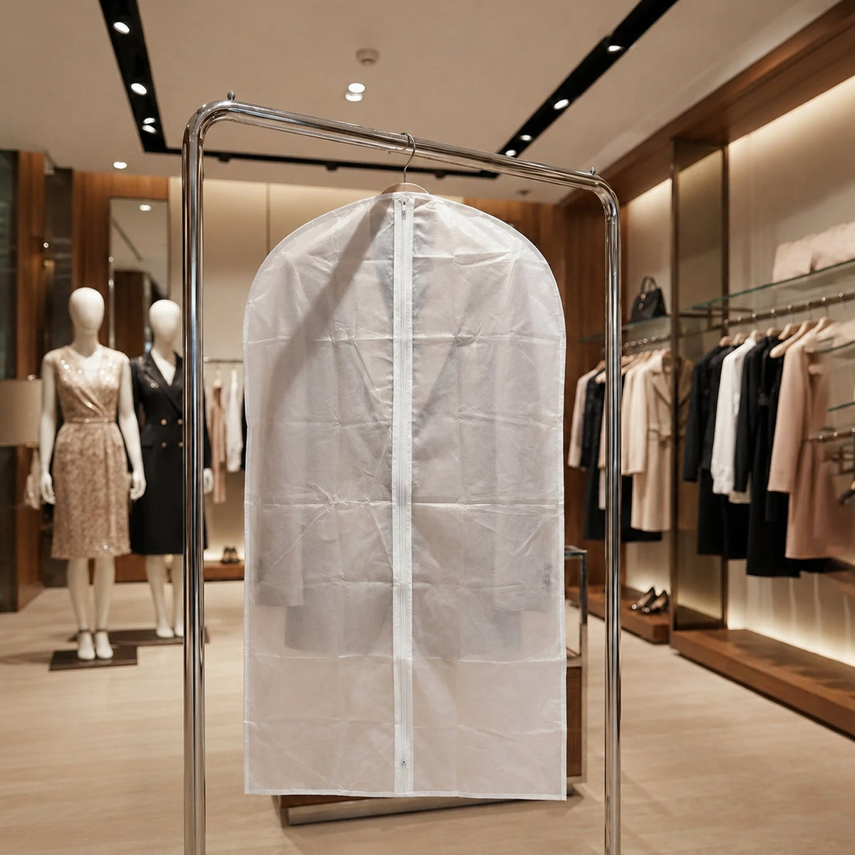 Cover keeping garments free from dust