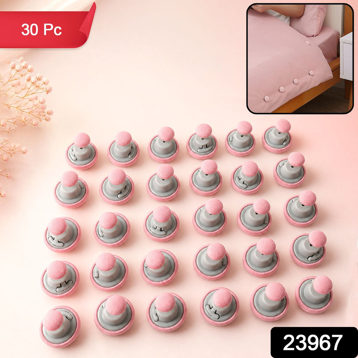 Duvet fastener button set with product code 23967