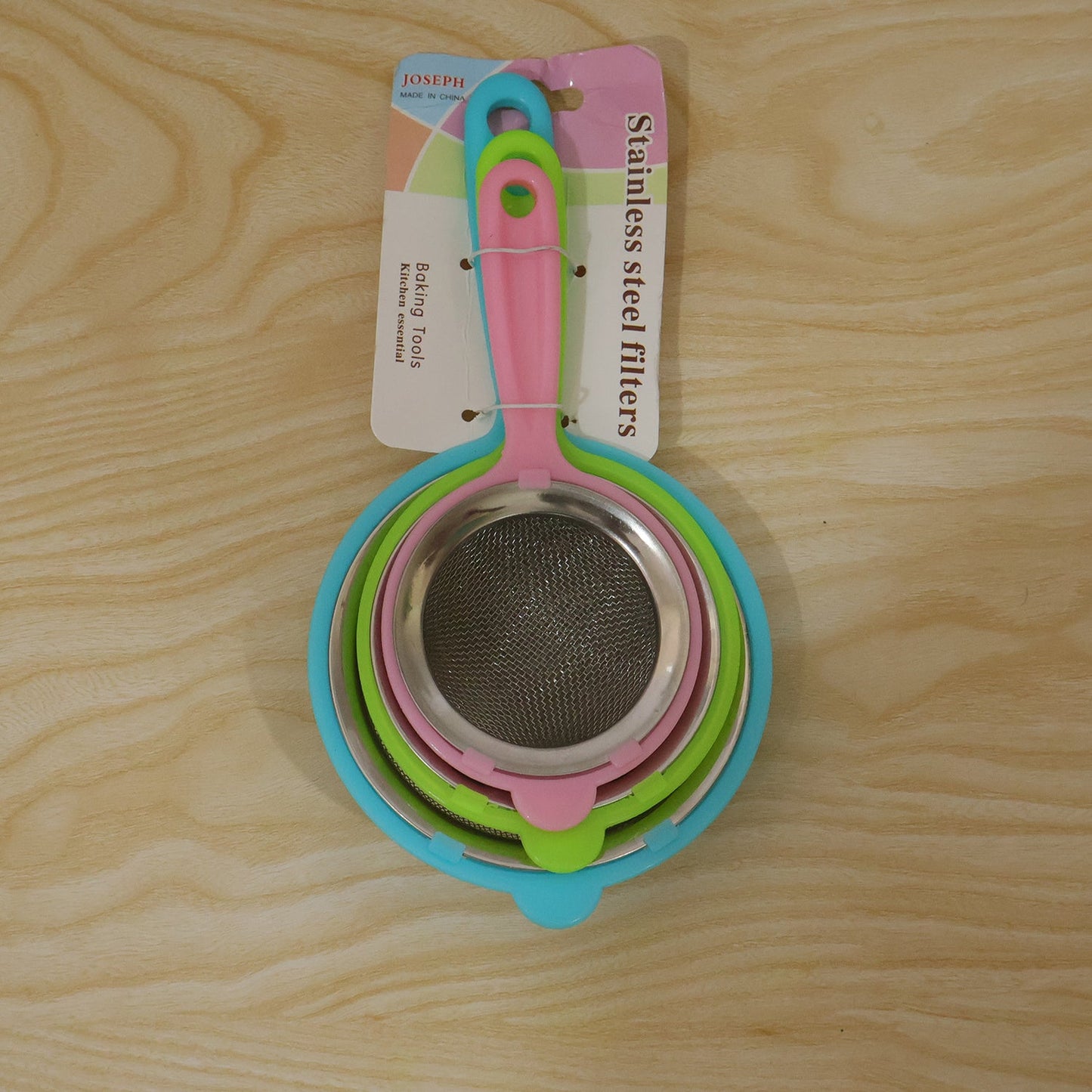 Mesh tea filter strainer set live product photo