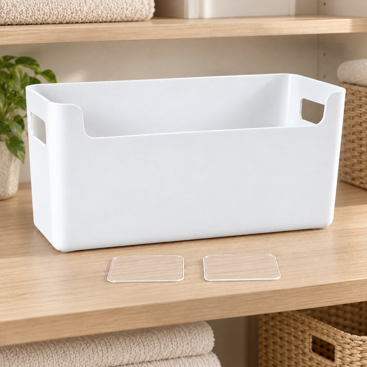 Bathroom organizer box wall mounted