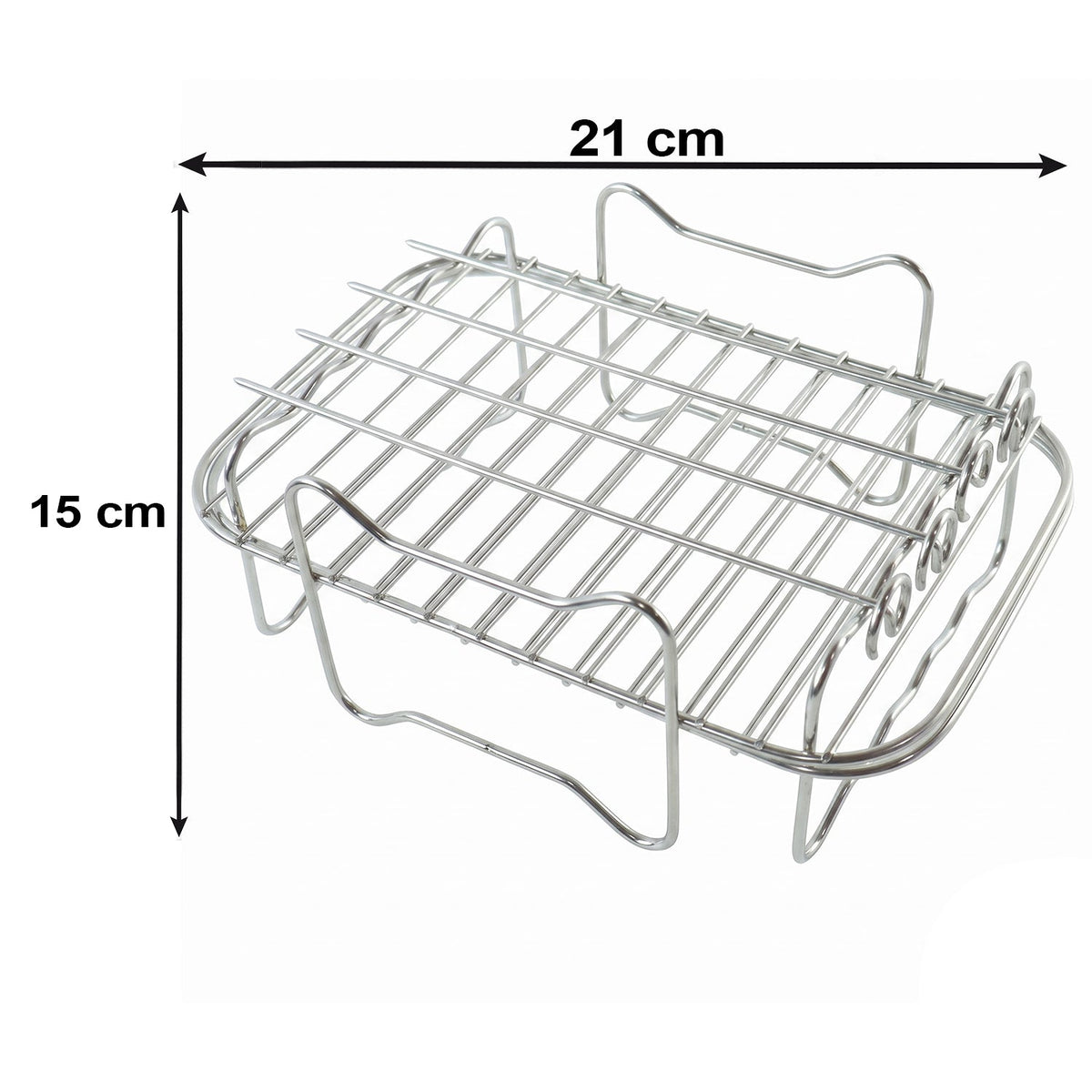 Air fryer rack size reference