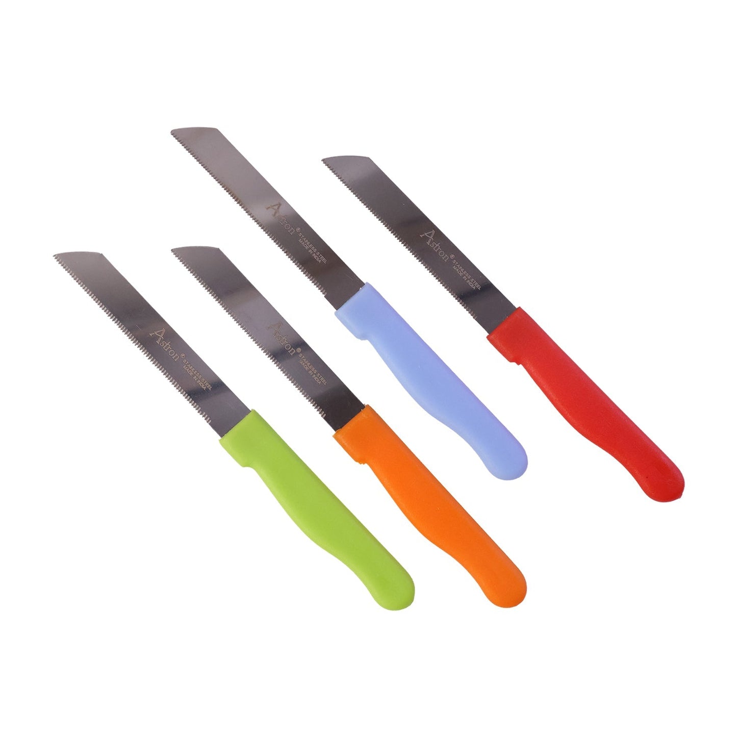 Knife set white bg