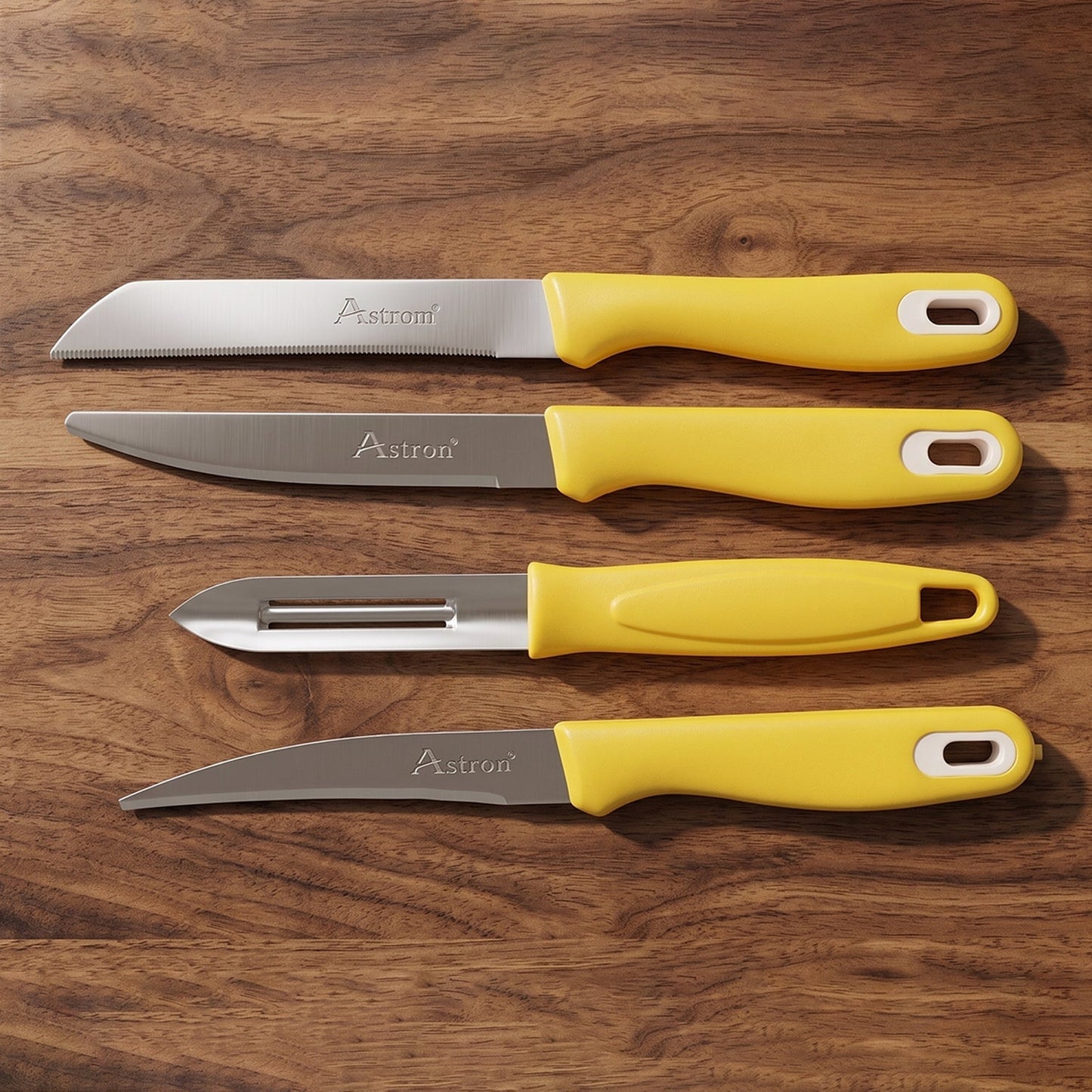 Steel knife peeler design